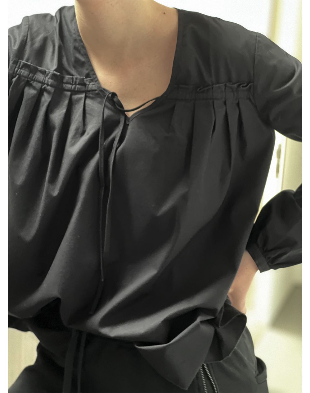 Hedda William Tunika Brunhilde Bio Baumwolle black