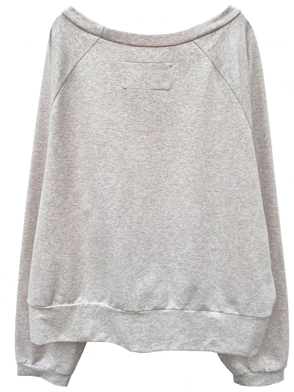 Hedda William Sweater Hanni Bio Baumwolle light brown melange