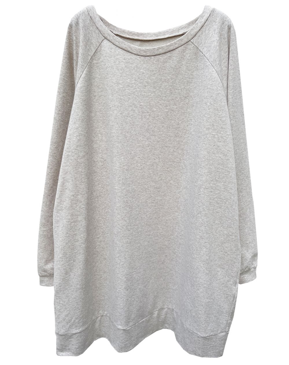 Hedda William Kleid Rita Bio Baumwolle light brown melange