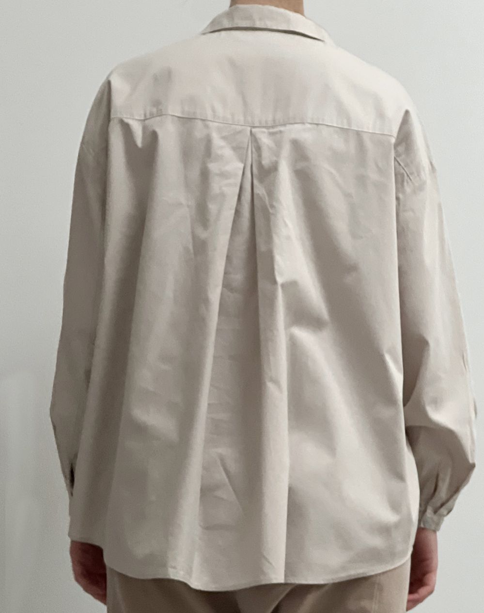 Hedda William Bluse Ingrid Bio Popelin sand