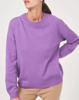 Les tricots de Lea Kaschmir Sweater Mapoupette violet