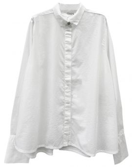 By Basics Own A-Linie Popelin Bluse white