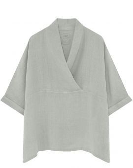 By Basics Own Kimono Shirt Leinen stone