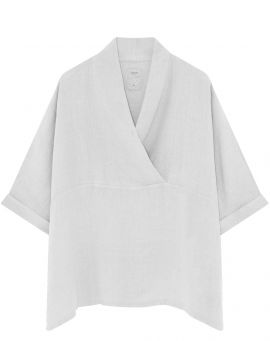 By Basics Own Kimono Shirt Leinen white