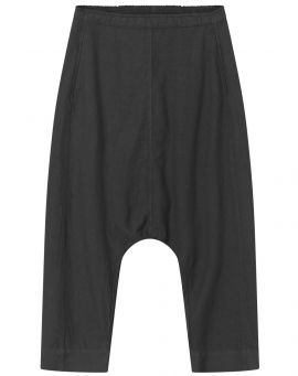 By Basics Own Deep Crotch Hose Leinen charcoal